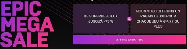 Epic Games Store, Quantic Dream et Mega Sales