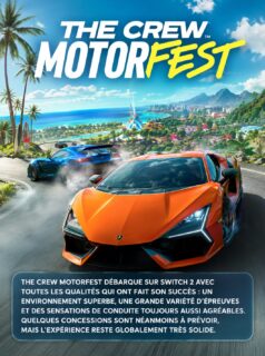 Trois ans après sa sortie, #TheCrewMotorfest débarque sur Switch 2 ! Un portage convaincant malgré quelques concessions techniques, avec un contenu considérablement enrichi depuis 2023. Toujours aussi généreux et agréable à parcourir ! Lien dispo comme d'hab en bio