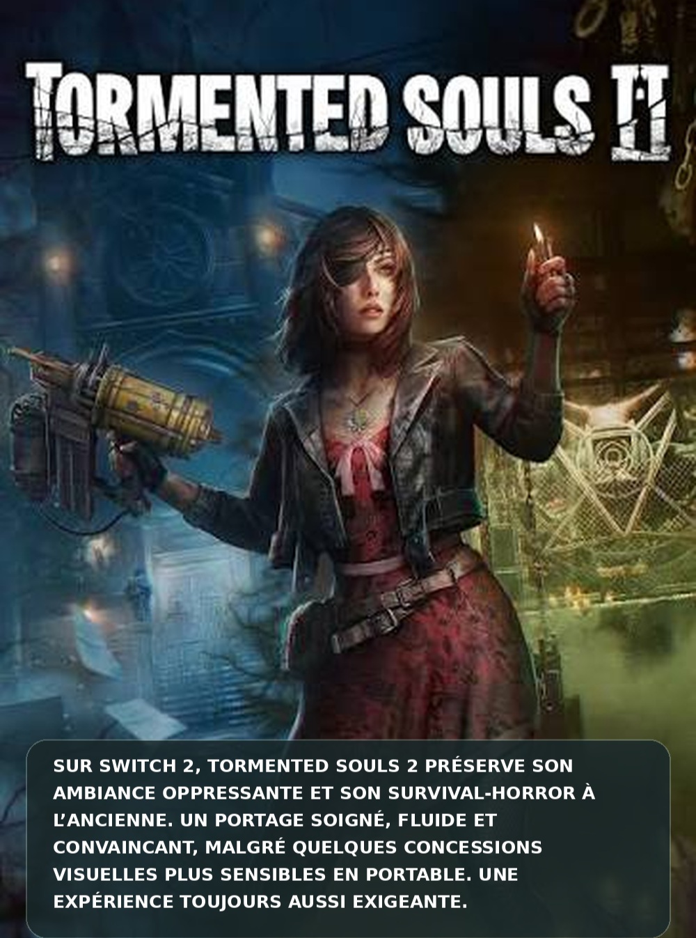 #TormentedSouls2 débarque sur Switch 2 ! Un survival-horror à l'ancienne, exigeant et sans concession, qui profite d'un portage soigné. Ambiance préservée, fluidité convaincante et quelques légères concessions visuelles, surtout en portable. Une belle adaptation ! Lien en bio