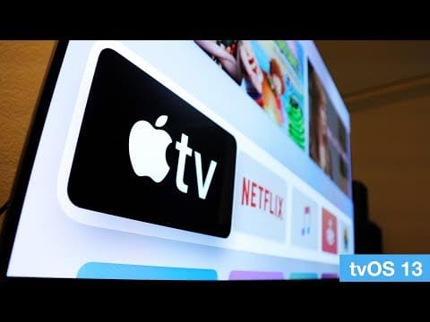 tvOS 13 disponible sur les Apple TV compatibles