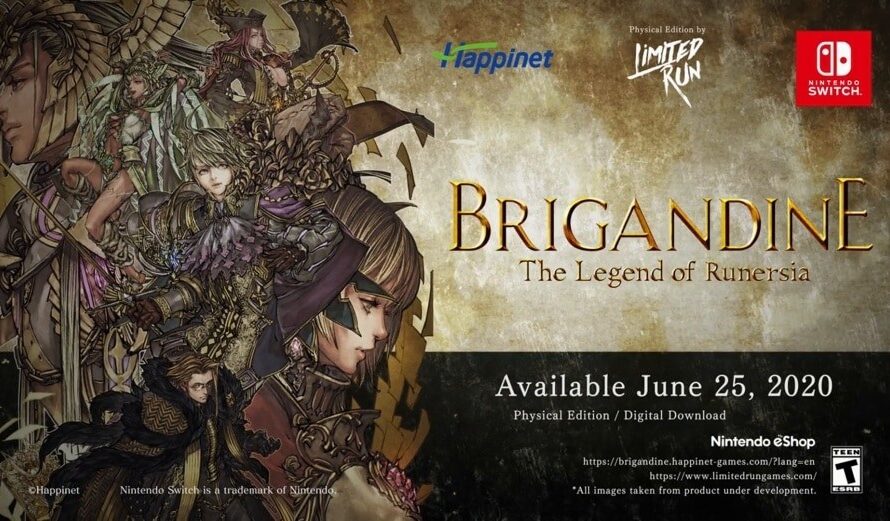 Brigandine The Legend of Runersia : annonce, date, démo