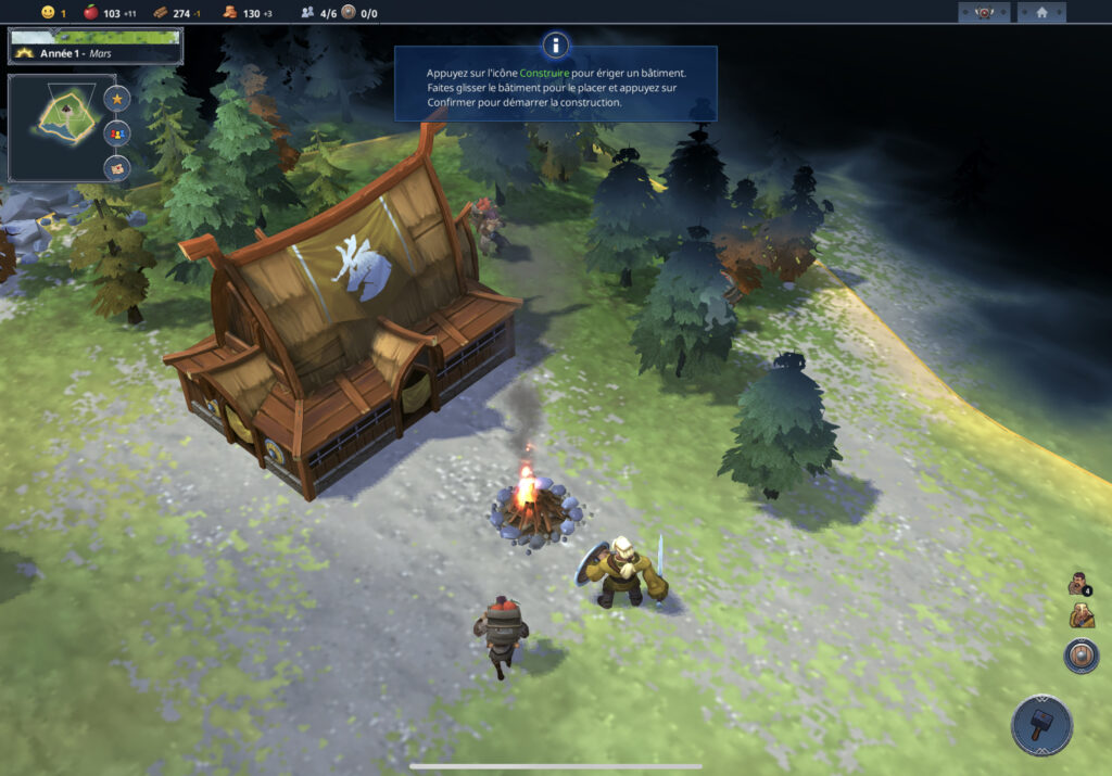 Northgard - iPad Pro - mode haute performance