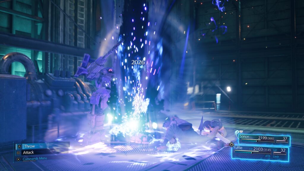 Final Fantasy VII Remake Intergrade screen éditeur