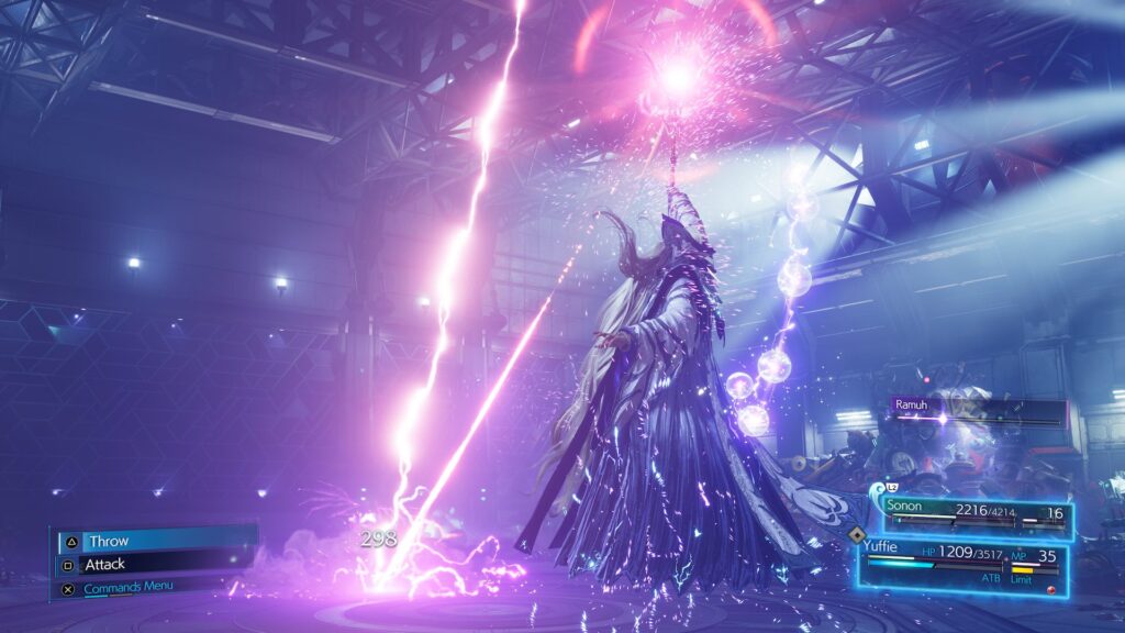 Final Fantasy VII Remake Intergrade screen éditeur