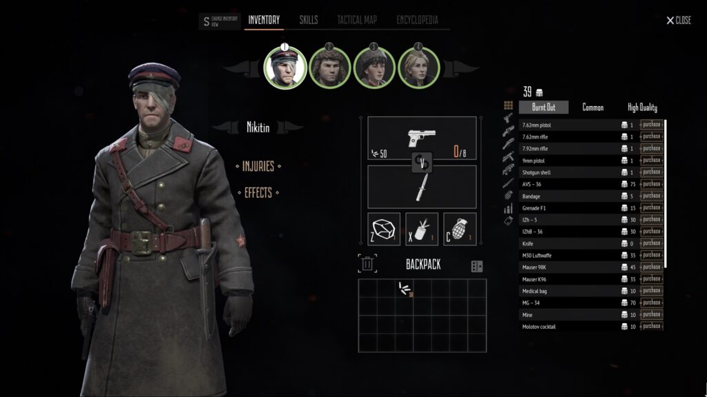 Partisans 1941 test