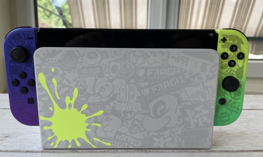 On déballe la splendide Switch OLED aux couleurs de Splatoon 3!