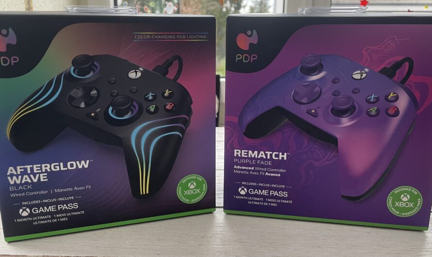 Les manettes filaires Xbox PDP sont arrivées