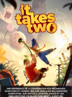 #ItTakesTwo reste une référence de la coop ! Inventif et généreux, il revient sur Switch 2 avec du 60 FPS et des visuels améliorés. Malgré quelques maladresses narratives, l’aventure à deux vaut toujours le détour. 💛