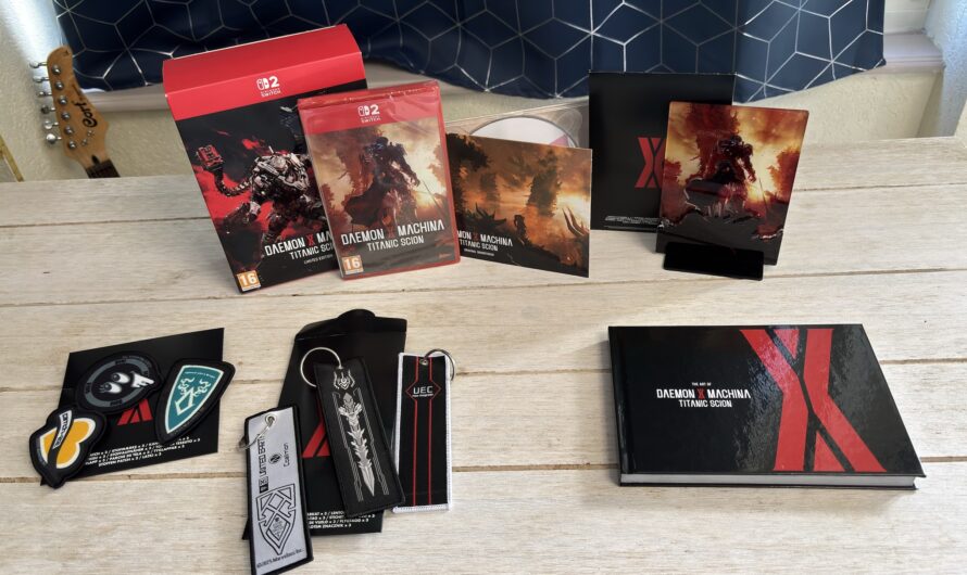 Déballage de l&rsquo;édition limitée de Daemon X Machina Titanic Scion