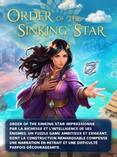 Plus de 1 000 énigmes, plusieurs mondes et des mécaniques qui s'entremêlent ! #OrderOfTheSinkingStar impressionne par la richesse de ses puzzles et son intelligence, malgré une difficulté parfois décourageante. Une belle réussite pour les amateurs de réflexion !

L'avis est en ligne sur le site :)