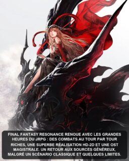 Avec #FinalFantasyResonance, la saga renoue avec les grandes heures du JRPG ! Des combats au tour par tour riches, une superbe réalisation HD-2D et une OST magistrale : un retour aux sources généreux, malgré un scénario classique et quelques limites. Lien en bio !